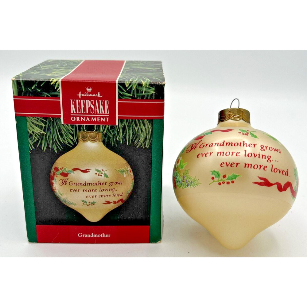 1991 Hallmark Grandmother Keepsake Ornament SKUU17
